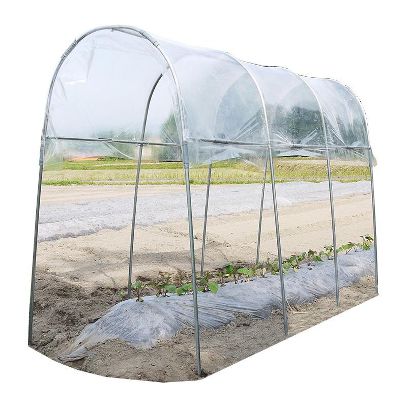 雨よけハウス組立セット 間口1.2m×奥行2.7m×高さ1.75m 1うね用4〜5