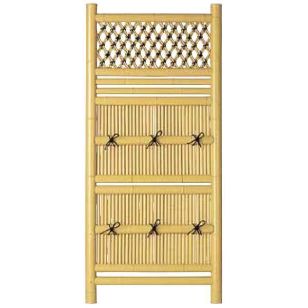 人工竹袖垣 縦二段斜格子垣(A)W(幅)600mm×H(高さ)1650mm 目隠し 人工竹袖垣 縦二段斜格子垣(A)W(幅)600mm×H(高さ)1650mm 目隠し