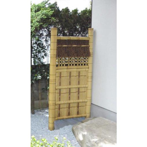 袖垣 白平割垣 W(幅)900mmH(高さ)1730mm 和 国産天然竹 送料込み