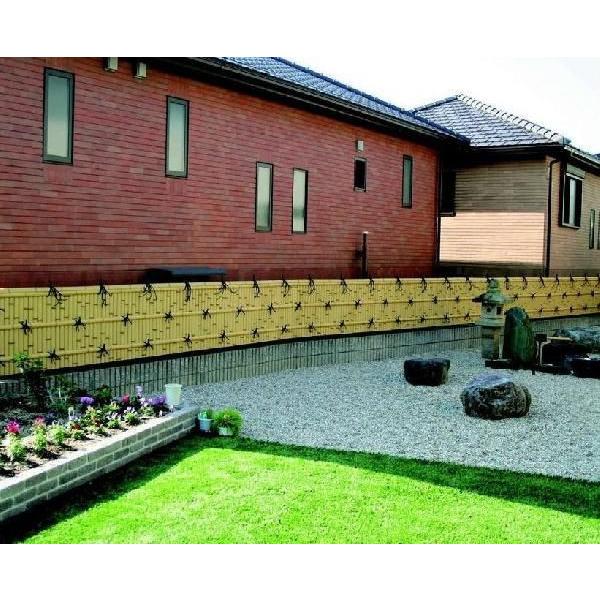 連結型】建仁寺垣B型 H(高さ)1800mm片面 人工竹垣組立てセット 連結型】建仁寺垣B型 H(高さ)1800mm片面 人工竹垣組立てセット