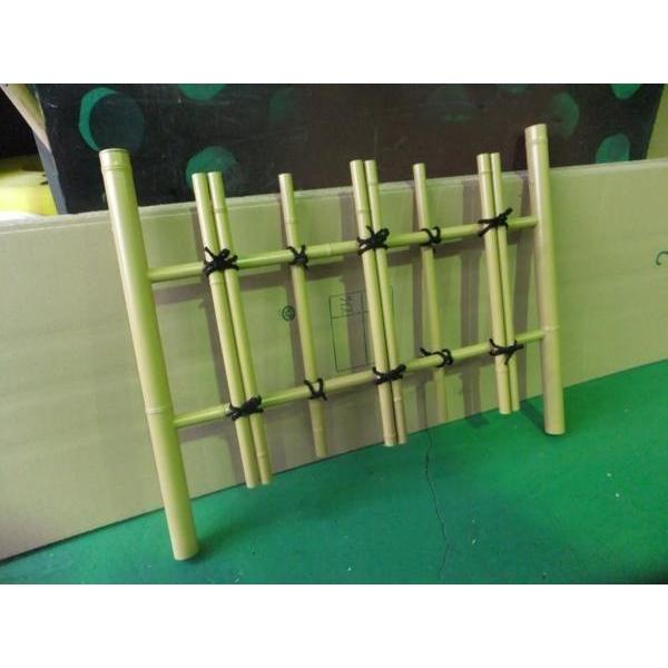建仁寺垣A型+四ツ目垣1型 H(高さ)1200mm+600mm片面 人工竹垣 建仁寺垣A型+四ツ目垣1型 H(高さ)1200mm+600mm片面 人工竹垣