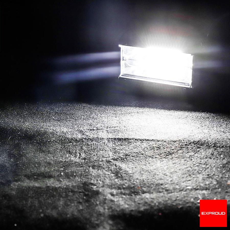 送料無料 LED WORK LIGHT 作業灯 ワークライト 72W DC12V-24V サイズ13×8cm EXPROUD EX501968 |  | 04
