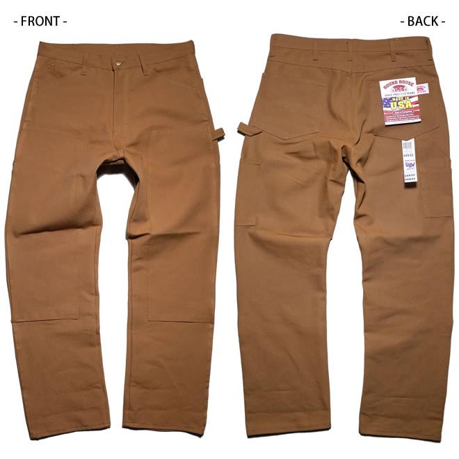 【並行輸入品】『ROUND HOUSE/ラウンドハウス』17RH2202 DOUBLE FRONT CARPENTER PANTS / ダブルフロントカーペンターパンツ -ブラウン- | ROUND HOUSE | 02