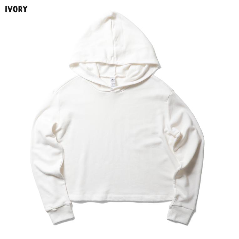 ALTERNATIVE / オルタナティブ  A-8642 Women's Mineral Wash French Terry Crop Pullover Hoodie / クロッププルオーバーフーディー-全3色- | LOS ANGELES APPAREL | 06