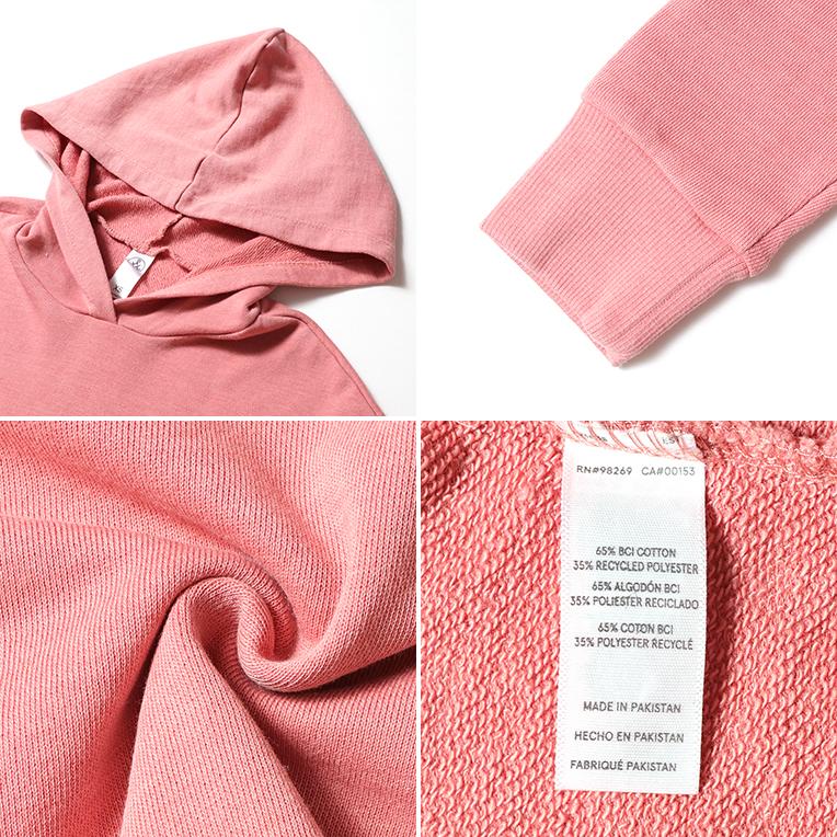ALTERNATIVE / オルタナティブ  A-8642 Women's Mineral Wash French Terry Crop Pullover Hoodie / クロッププルオーバーフーディー-全3色- | LOS ANGELES APPAREL | 09