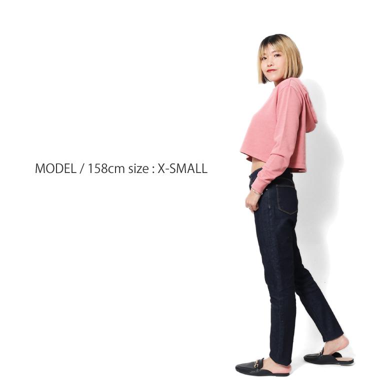 ALTERNATIVE / オルタナティブ  A-8642 Women's Mineral Wash French Terry Crop Pullover Hoodie / クロッププルオーバーフーディー-全3色- | LOS ANGELES APPAREL | 12