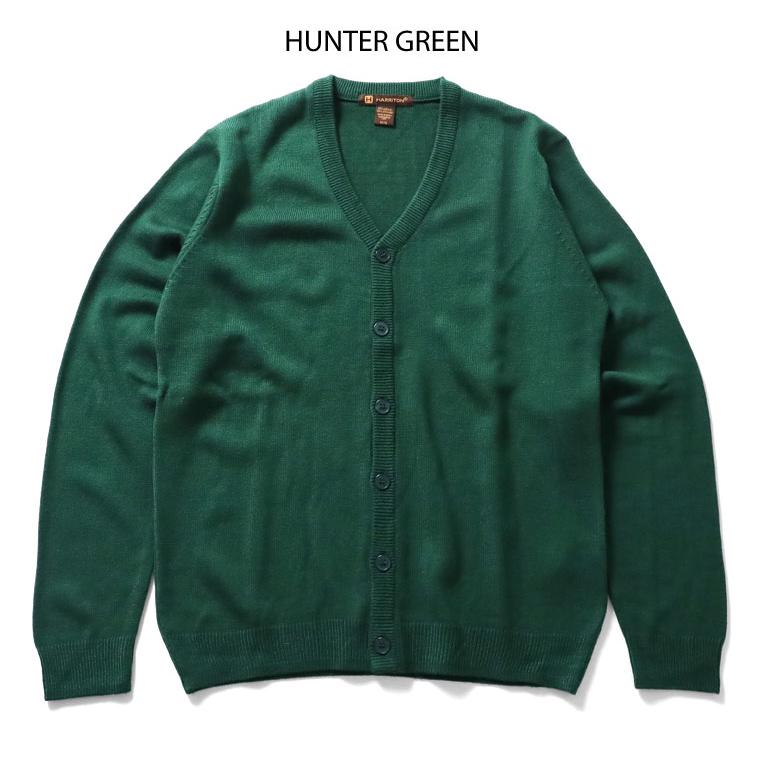 【並行輸入品】『HARRITON / ハリトン』A-M425 HARRITON MEN'S PILBLOC V-NECK BUTTON CARDIGAN SWEATER / ハリトン メンズVネックカーディガン -全4色- | KEY | 02