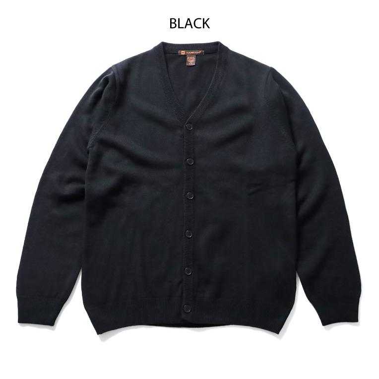 【並行輸入品】『HARRITON / ハリトン』A-M425 HARRITON MEN'S PILBLOC V-NECK BUTTON CARDIGAN SWEATER / ハリトン メンズVネックカーディガン -全4色- | KEY | 05
