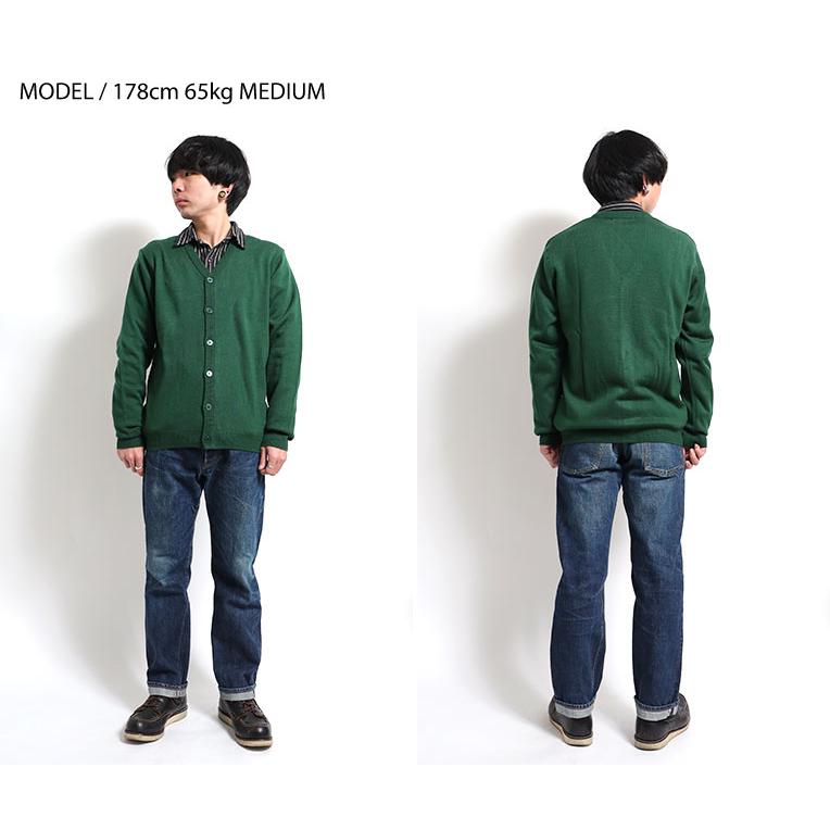 【並行輸入品】『HARRITON / ハリトン』A-M425 HARRITON MEN'S PILBLOC V-NECK BUTTON CARDIGAN SWEATER / ハリトン メンズVネックカーディガン -全4色- | KEY | 09