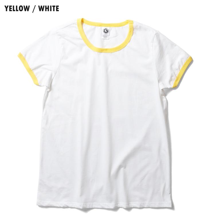 【並行輸入品】US BLANKS / ユーエスブランクス  A-US609 WOMEN'S CLASSIC RINGER T-SHIRT / クラシックリンガーTシャツ -全5色- | LOS ANGELES APPAREL | 08