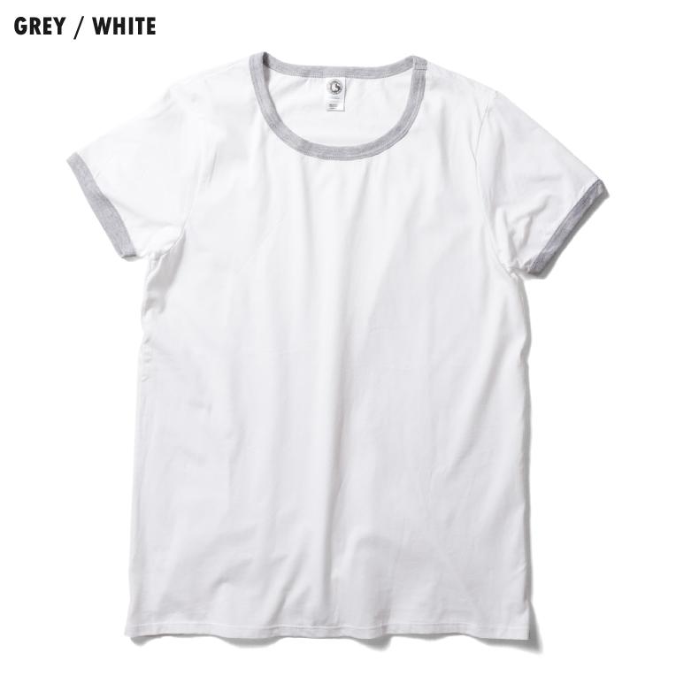 【並行輸入品】US BLANKS / ユーエスブランクス  A-US609 WOMEN'S CLASSIC RINGER T-SHIRT / クラシックリンガーTシャツ -全5色- | LOS ANGELES APPAREL | 09