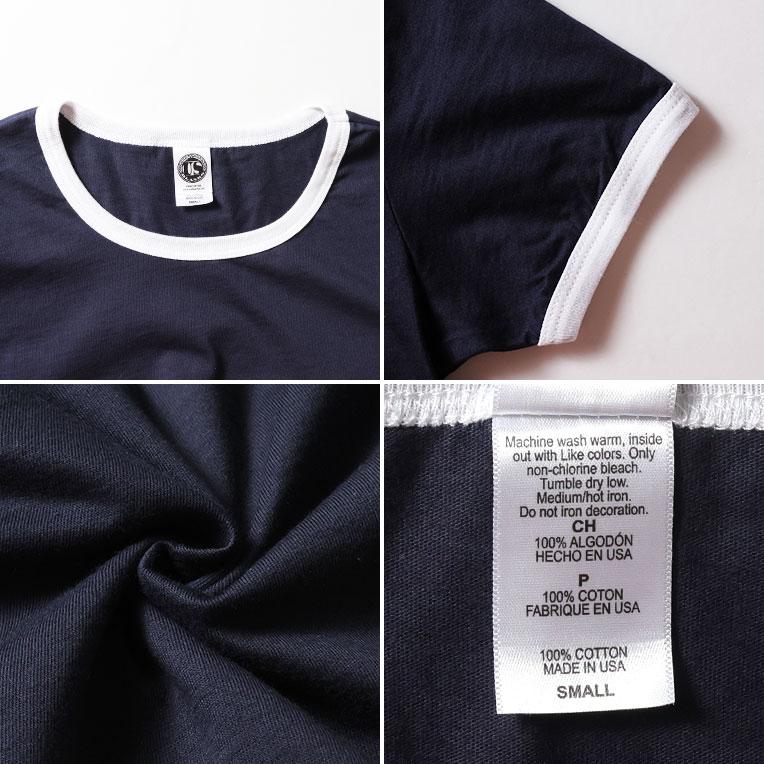 【並行輸入品】US BLANKS / ユーエスブランクス  A-US609 WOMEN'S CLASSIC RINGER T-SHIRT / クラシックリンガーTシャツ -全5色- | LOS ANGELES APPAREL | 13