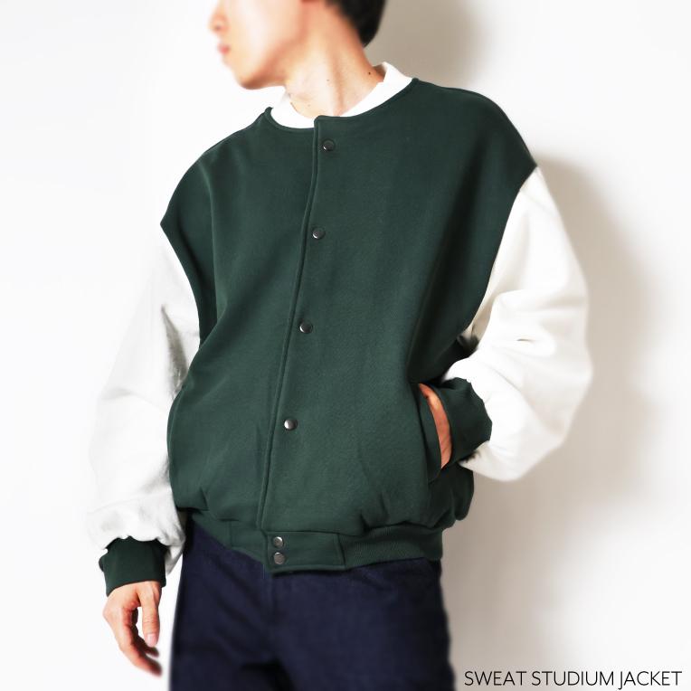 THE BLANK LAB / ザ ブランク ラボ AAC535 SWEAT STUDIUM JACKET / スウェットスタジアムジャケット -全1色- |  | 02