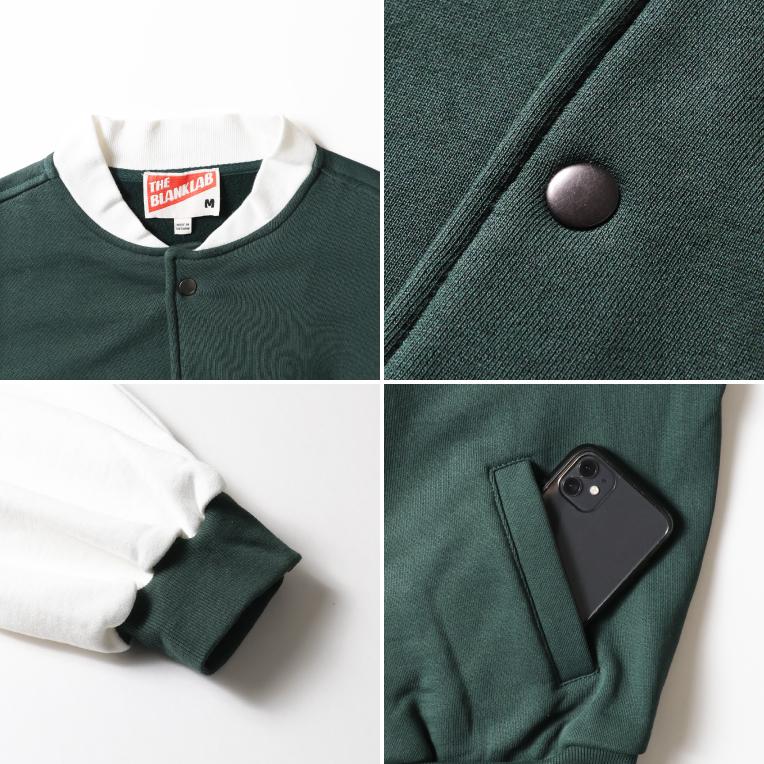 THE BLANK LAB / ザ ブランク ラボ AAC535 SWEAT STUDIUM JACKET / スウェットスタジアムジャケット -全1色- |  | 05