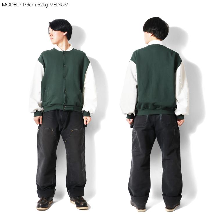 THE BLANK LAB / ザ ブランク ラボ AAC535 SWEAT STUDIUM JACKET / スウェットスタジアムジャケット -全1色- |  | 07