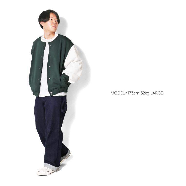 THE BLANK LAB / ザ ブランク ラボ AAC535 SWEAT STUDIUM JACKET / スウェットスタジアムジャケット -全1色- |  | 08