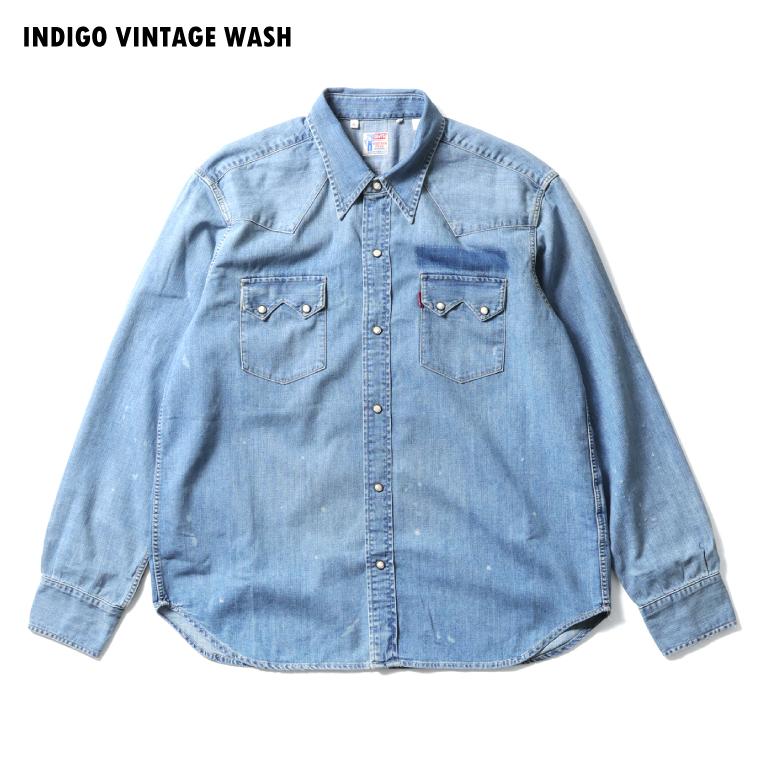 LEVI'S VINTAGE CLOTHING / リーバイス ヴィンテージ クロージング B-07205 SAWTOOTH DENIM SHIRT / ソウトゥース デニム シャツ -全1色- |  | 03