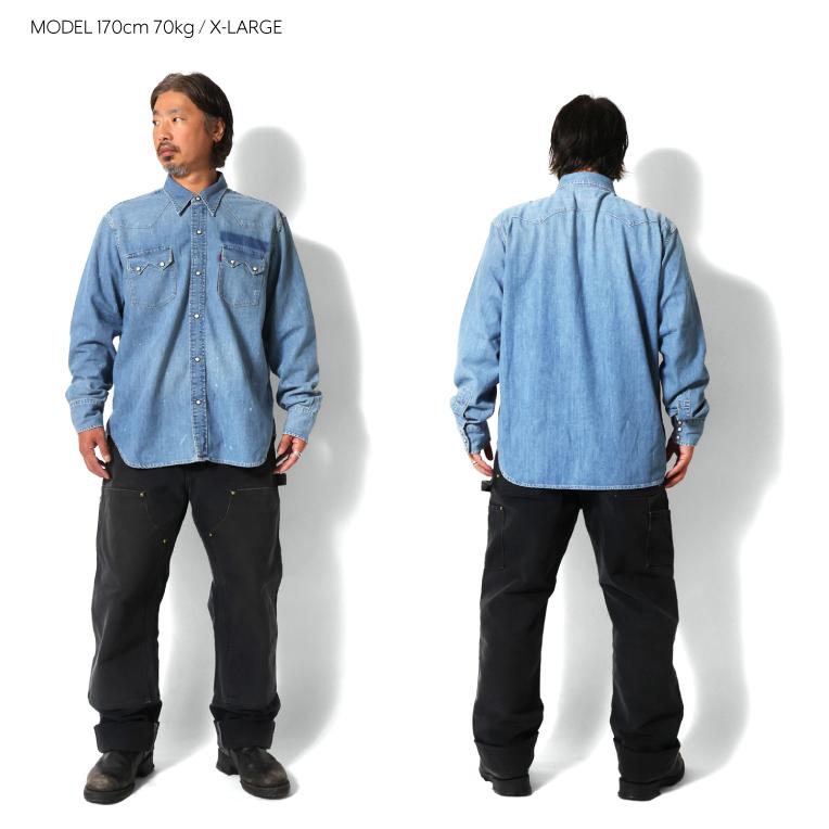 LEVI'S VINTAGE CLOTHING / リーバイス ヴィンテージ クロージング B-07205 SAWTOOTH DENIM SHIRT / ソウトゥース デニム シャツ -全1色- |  | 10
