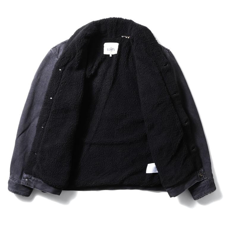 【並行輸入品】LEVI'S / リーバイス B-34463 MADE CRAFT DENIM JACKET / MADE & CRAFTED ショールカラー ボア デニムジャケット -全2色- |  | 05
