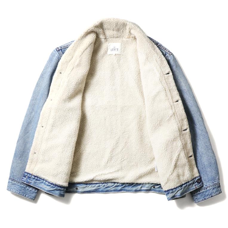 【並行輸入品】LEVI'S / リーバイス B-34463 MADE CRAFT DENIM JACKET / MADE & CRAFTED ショールカラー ボア デニムジャケット -全2色- |  | 08