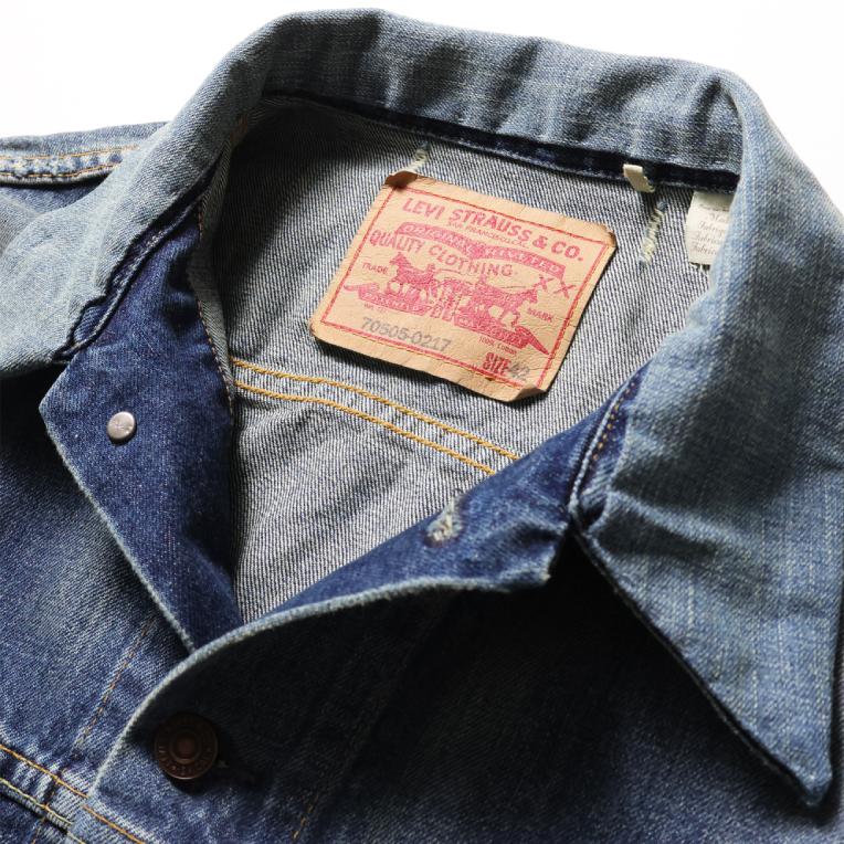 LEVI'S VINTAGE CLOTHING / リーバイス ヴィンテージ クロージング B-70505 TWO POCKET DENIM TRUCKER JACKET / 2ポケット デニム トラッカージャケット -全1色- |  | 05