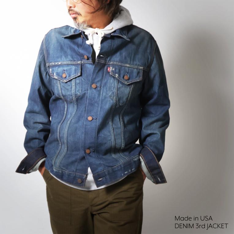 バズリクソンズ　大戦デニムジャケット 並行輸入品】LEVI'S / リーバイス B-70589 MADE in USA DENIM 3rd