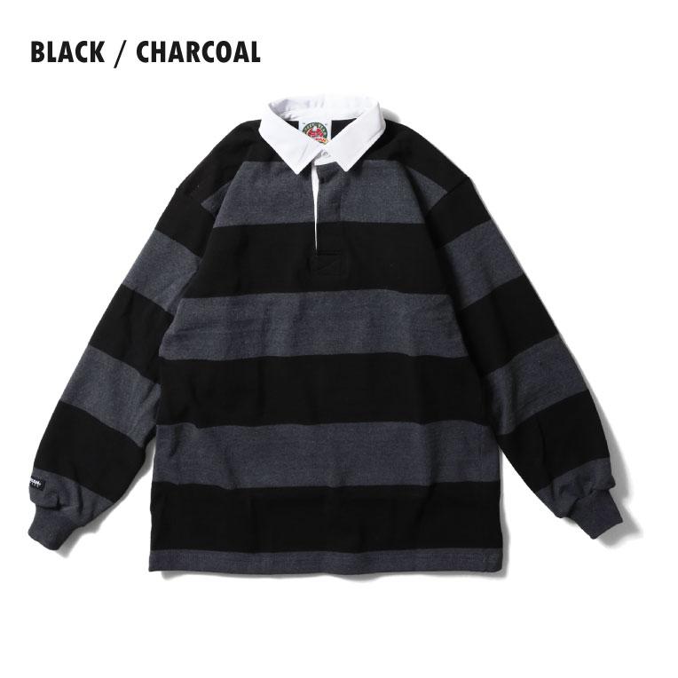【並行輸入品】BARBARIAN / バーバリアン BARB002 CLASSIC 12oz RUGBY SHIRT 4inch STRIPE / クラシック12オンスラガーシャツ 4インチストライプ |  | 10
