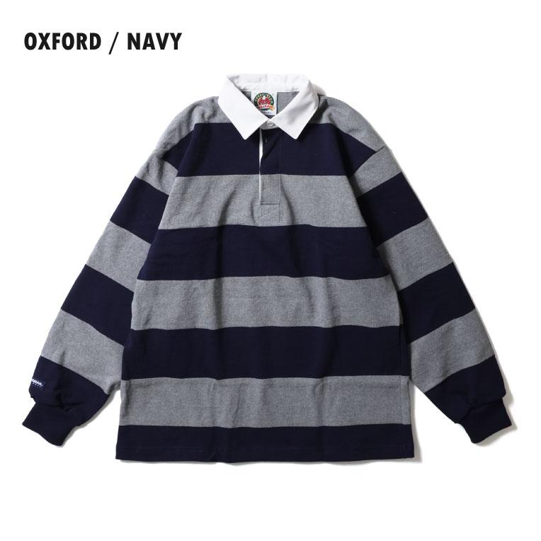 【並行輸入品】BARBARIAN / バーバリアン BARB002 CLASSIC 12oz RUGBY SHIRT 4inch STRIPE / クラシック12オンスラガーシャツ 4インチストライプ |  | 11