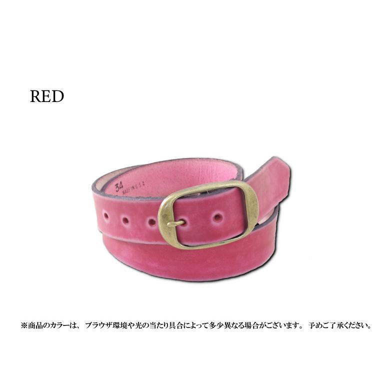 【並行輸入品】『BRACKNEY LEATHER WORKS/ブラックニーレザーワークス』BPR112 LEATHER PLAIN BELT/レザープレーンベルト -全5色- |  | 05