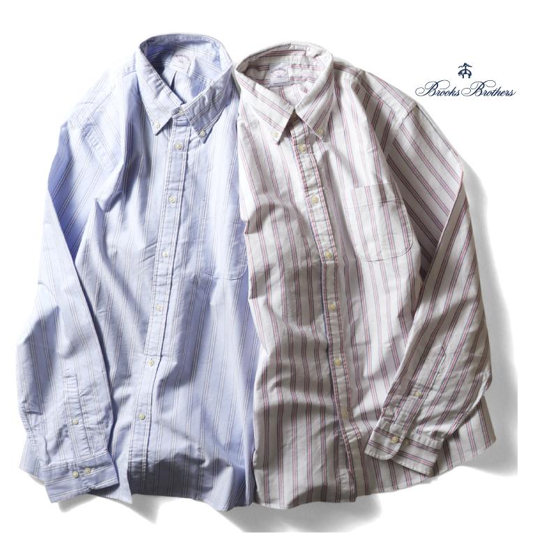 BROOKS BRITHERS / ブルックスブラザーズ BR01 STRIPE LONG SLEEVE SHIRTS /  ストライプ長袖シャツ -全2色- | 