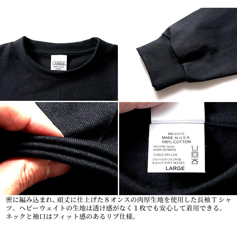 【並行輸入品】CAMBER / キャンバー CAM305LS MAX-WEIGHT LONG SLEEVE T-SHIRT/ マックスウェイト長袖Tシャツ -全10色- | CAMBER | 13