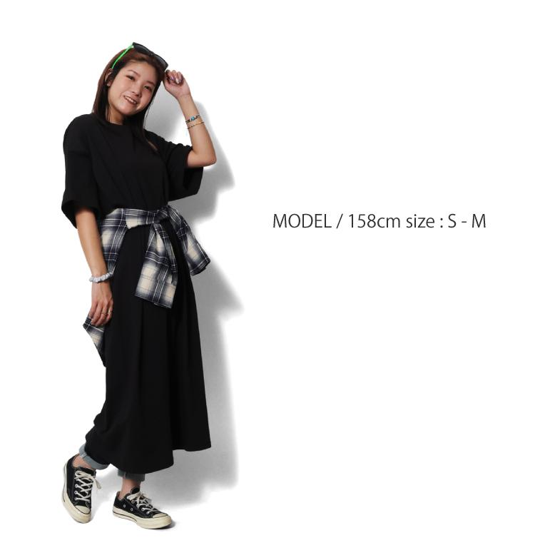 【並行輸入品】CALCRU / カルクルー CC-CRES 100% 5.5oz PRE SHRUNK TEE DRESS / 半袖TEEシャツドレス  -全3色- |  | 11