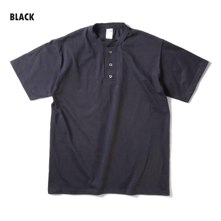 【並行輸入品】CALCRU / カルクルー CLCR002 3 BUTTON 7.2oz HENLEY / 3ボタン7.2オンスヘンリーネック半袖Tシャツ -全3色- |  | 05