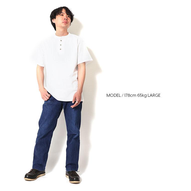 【並行輸入品】CALCRU / カルクルー CLCR002 3 BUTTON 7.2oz HENLEY / 3ボタン7.2オンスヘンリーネック半袖Tシャツ -全3色- |  | 11