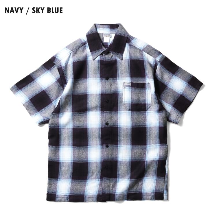 【並行輸入品】CALTOP  / キャルトップ CLTP2000S PLAID S/S SHIRT / プラッドショートスリーブシャツ -全11色- |  | 21