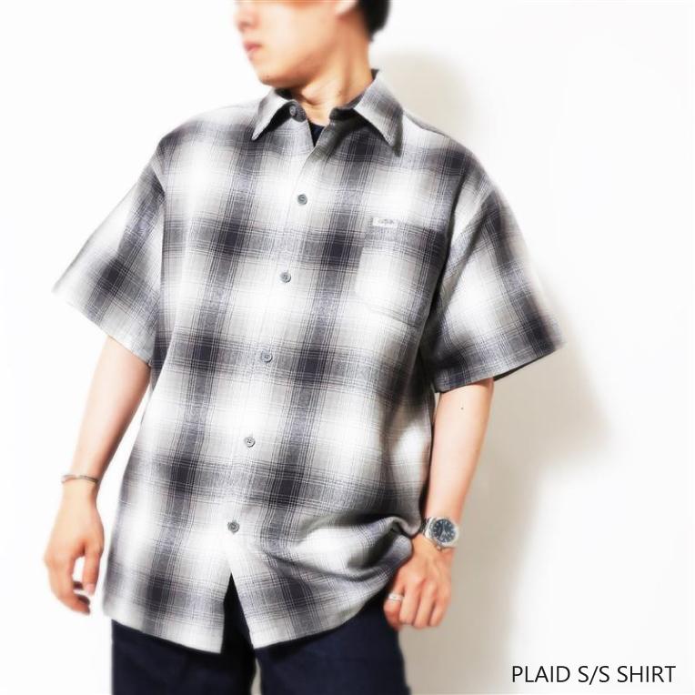 【並行輸入品】CALTOP  / キャルトップ CLTP2000S PLAID S/S SHIRT / プラッドショートスリーブシャツ -全11色- |  | 12