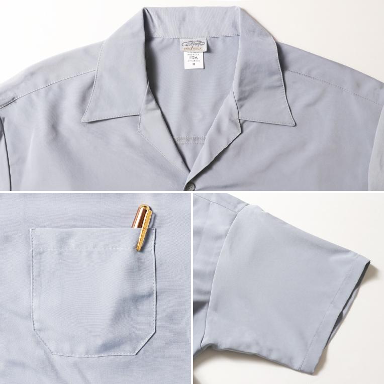 【並行輸入品】CALTOP  / キャルトップ CLTP3003 SOLID S/S SHIRT / ソリッドショートスリーブシャツ -全3色- |  | 09