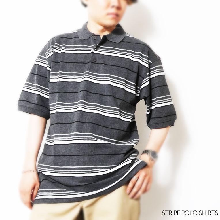 【並行輸入品】CALTOP  / キャルトップ CLTP333 STRIPE POLO  SHIRTS / ストライプポロシャツ -全2色- |  | 03