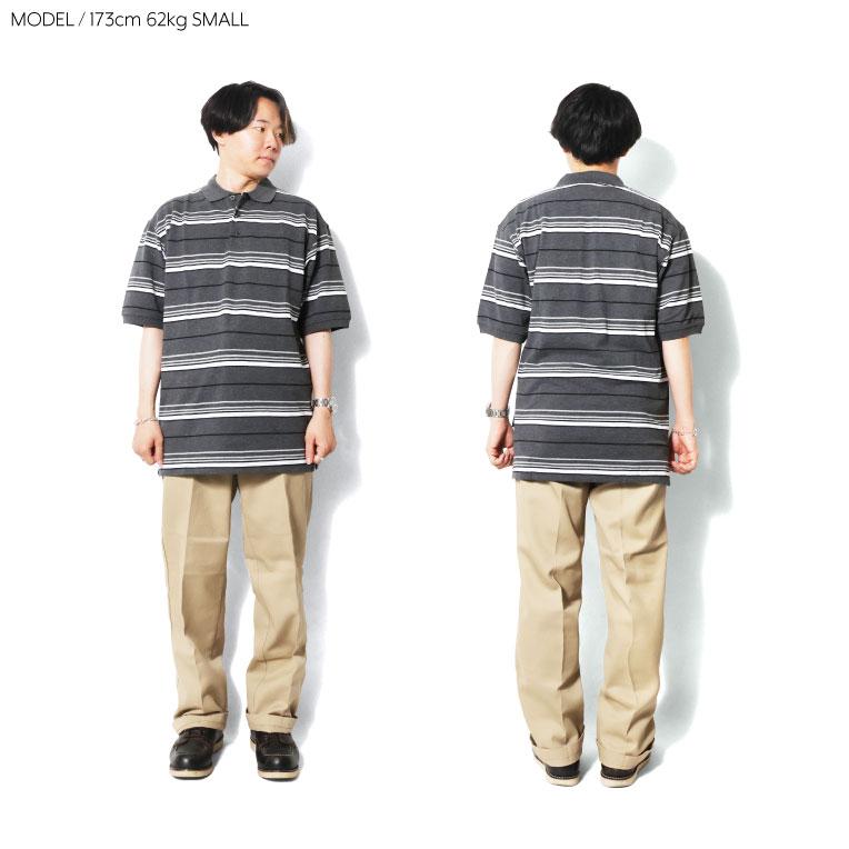 【並行輸入品】CALTOP  / キャルトップ CLTP333 STRIPE POLO  SHIRTS / ストライプポロシャツ -全2色- |  | 09