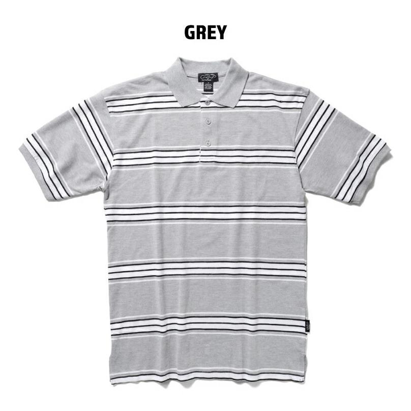 【並行輸入品】CAL TOP / キャルトップ CLTP777 STRIPE POLO SHIRT / ストライプ ポロシャツ -全3色- |  | 05