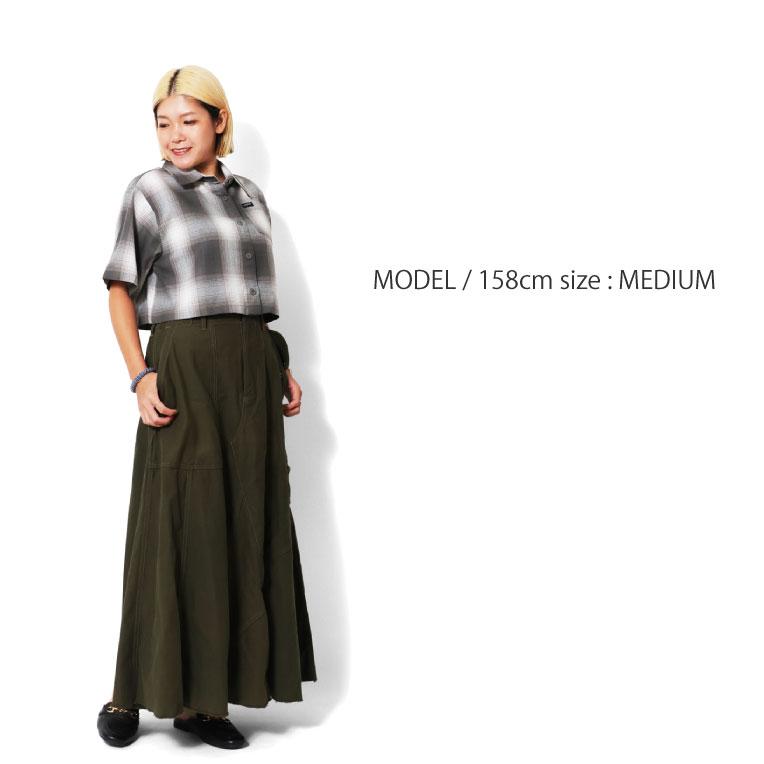 CALTOP  / キャルトップ CLTPWS001 S/S GIRLS CROP SHIRT / クロップ丈半袖シャツ -全6色- |  | 17