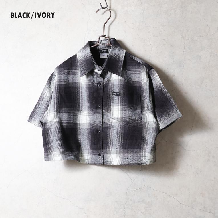 CALTOP  / キャルトップ CLTPWS001 S/S GIRLS CROP SHIRT / クロップ丈半袖シャツ -全6色- |  | 12