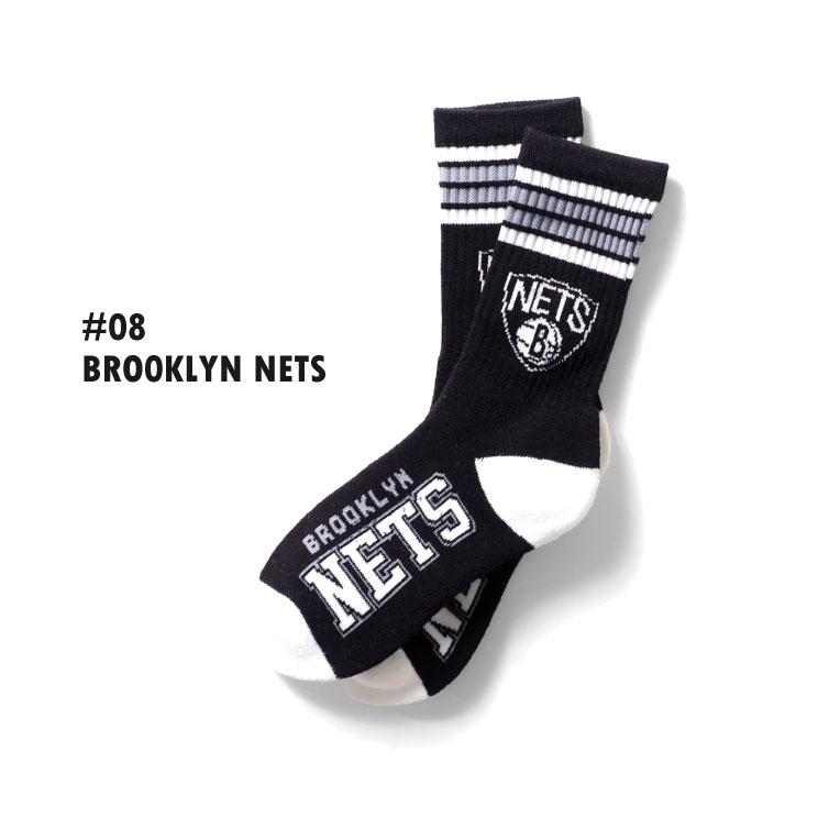 【並行輸入品】FOR BARE FEET / フォーベアフィート FBF-NBA NBA 4 STRIPE  DEUCE SOCKS /  4ストライプ デュースソックス-全9色- |  | 16