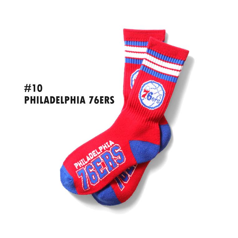 【並行輸入品】FOR BARE FEET / フォーベアフィート FBF-NBA NBA 4 STRIPE  DEUCE SOCKS /  4ストライプ デュースソックス-全9色- |  | 17