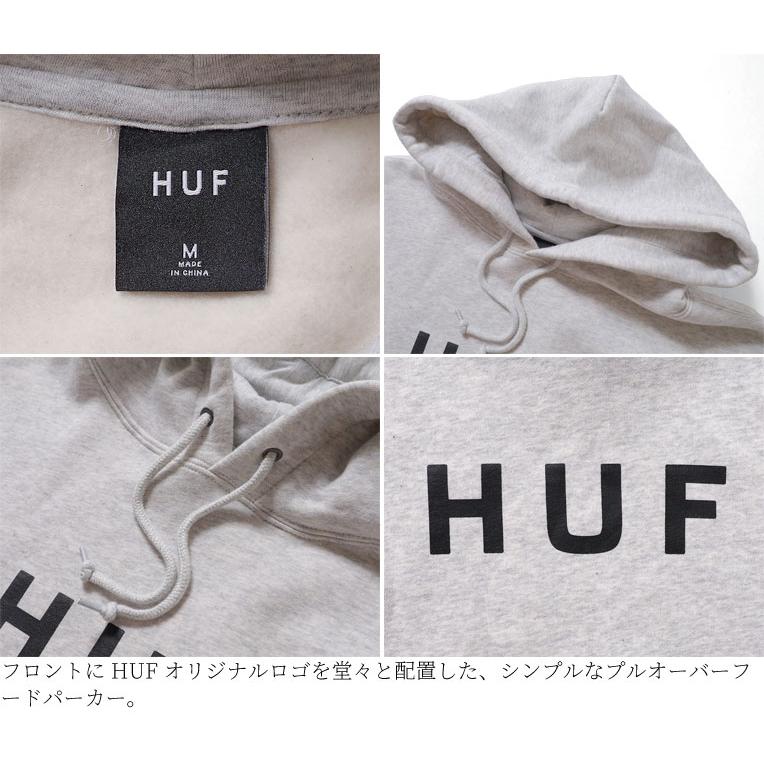 【並行輸入品】『HUF / ハフ』HUF490 ESSENTIALS OG LOGO P/O HOODIE / エッセンシャル ロゴ プルオーバー フーディパーカ  -全2色- | SHAKA | 05