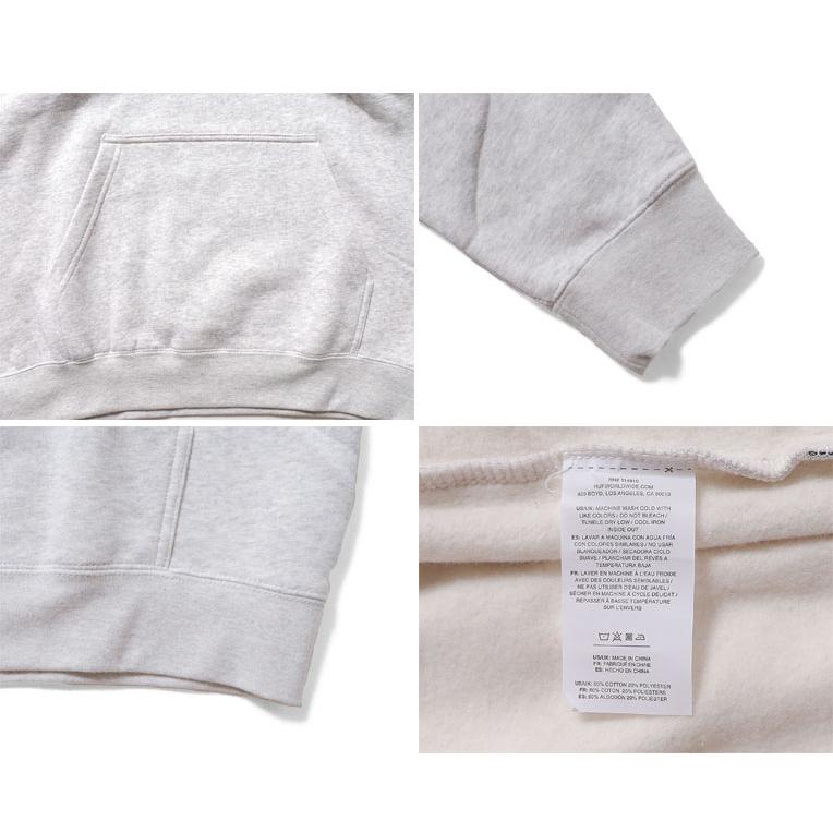 【並行輸入品】『HUF / ハフ』HUF490 ESSENTIALS OG LOGO P/O HOODIE / エッセンシャル ロゴ プルオーバー フーディパーカ  -全2色- | SHAKA | 06