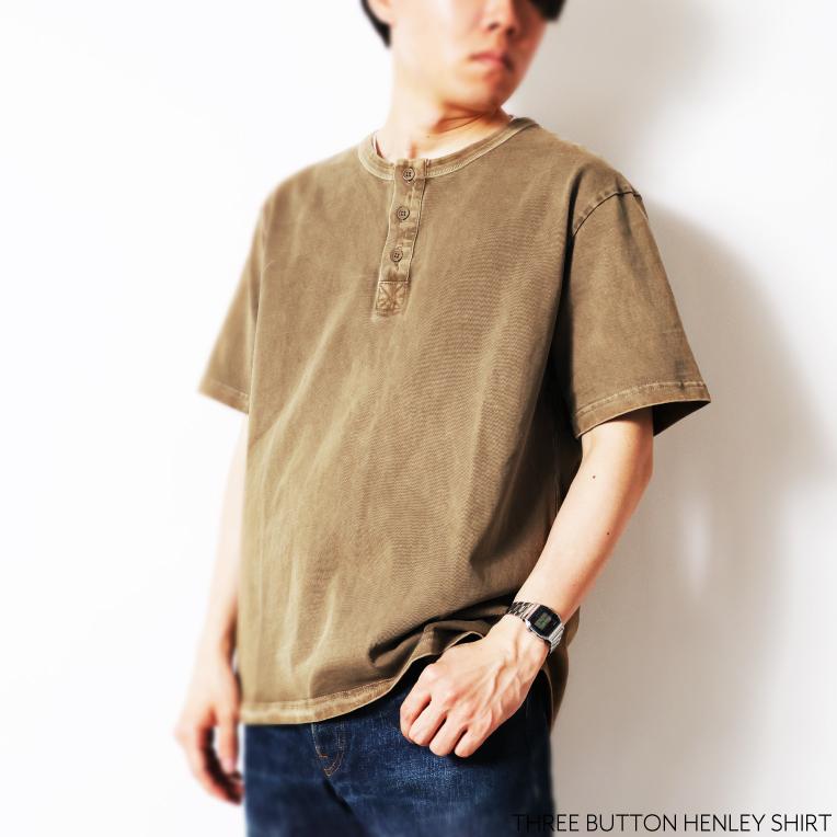 INDIGO SEA / インディゴシー  INS267 THREE BUTTON HENLEY SHIRT / スリーボタンヘンリーネックTシャツ -全3色- |  | 04