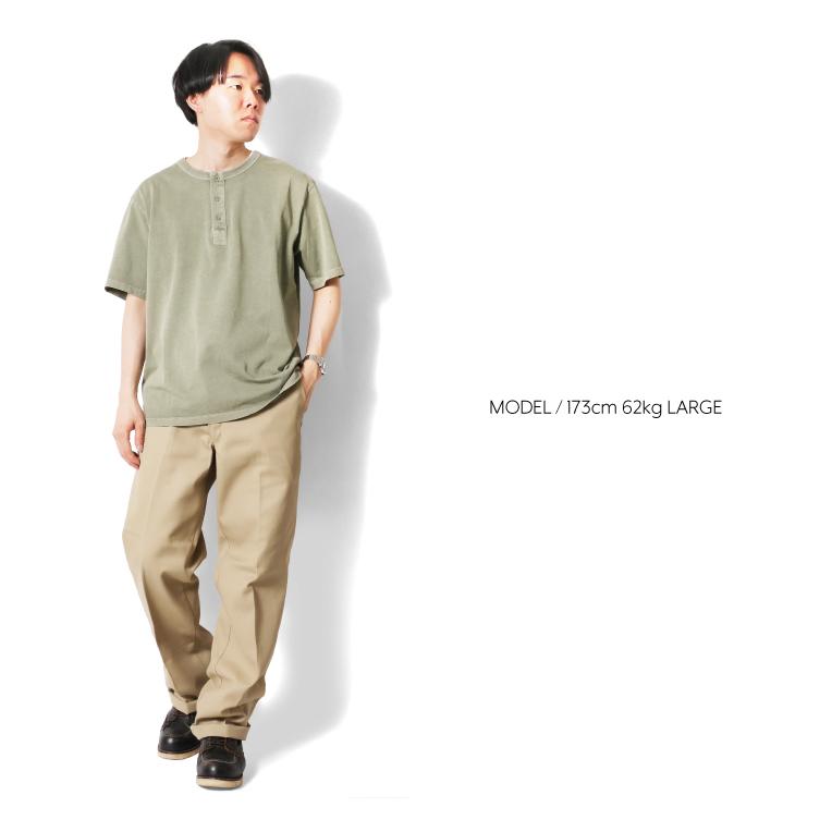 INDIGO SEA / インディゴシー  INS267 THREE BUTTON HENLEY SHIRT / スリーボタンヘンリーネックTシャツ -全3色- |  | 12