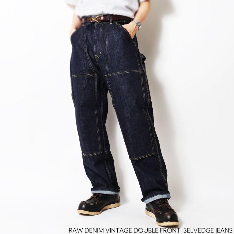 【並行輸入品】INDIGO SEA / インディゴシー INS270 RAW DENIM VINTAGE DOUBLE FRONT  SELVEDGE JEANS / ロウデニムダブルフロントセルビッジジーンズ -全1色- | LOS ANGELES APPAREL | 02