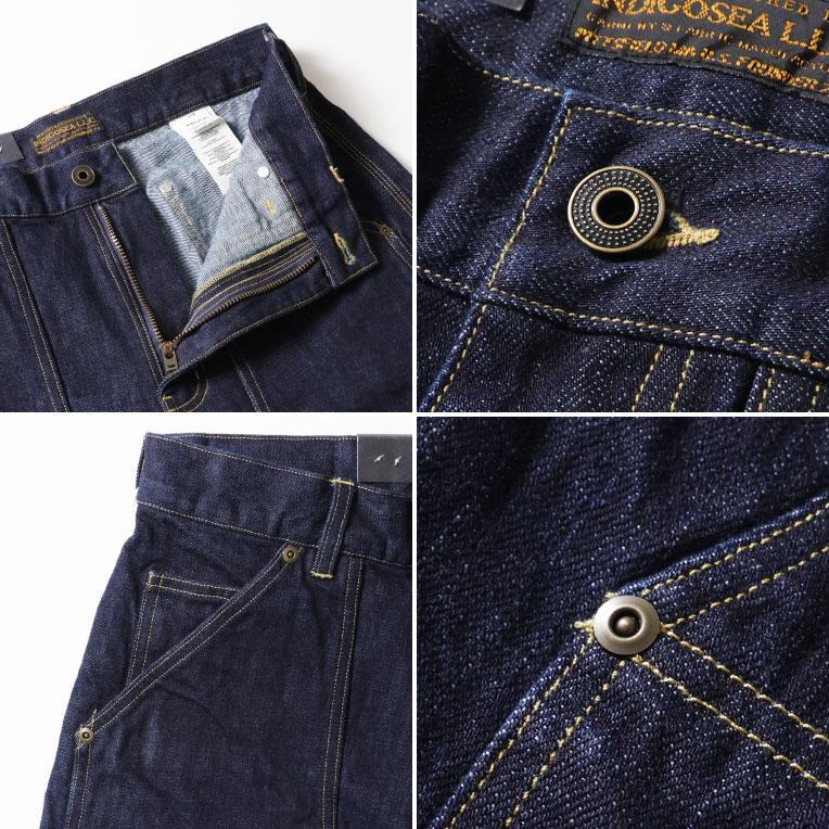 【並行輸入品】INDIGO SEA / インディゴシー INS270 RAW DENIM VINTAGE DOUBLE FRONT  SELVEDGE JEANS / ロウデニムダブルフロントセルビッジジーンズ -全1色- | LOS ANGELES APPAREL | 05